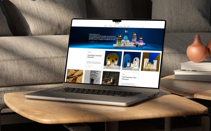 Mad parfum kurumsal web tasarım